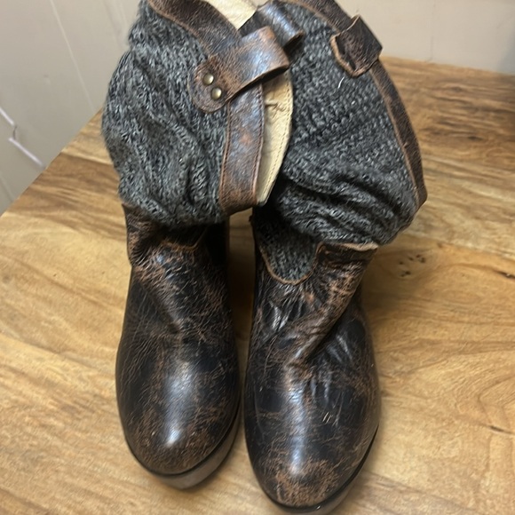 Bed Stu Wedge Boots - Picture 2 of 9